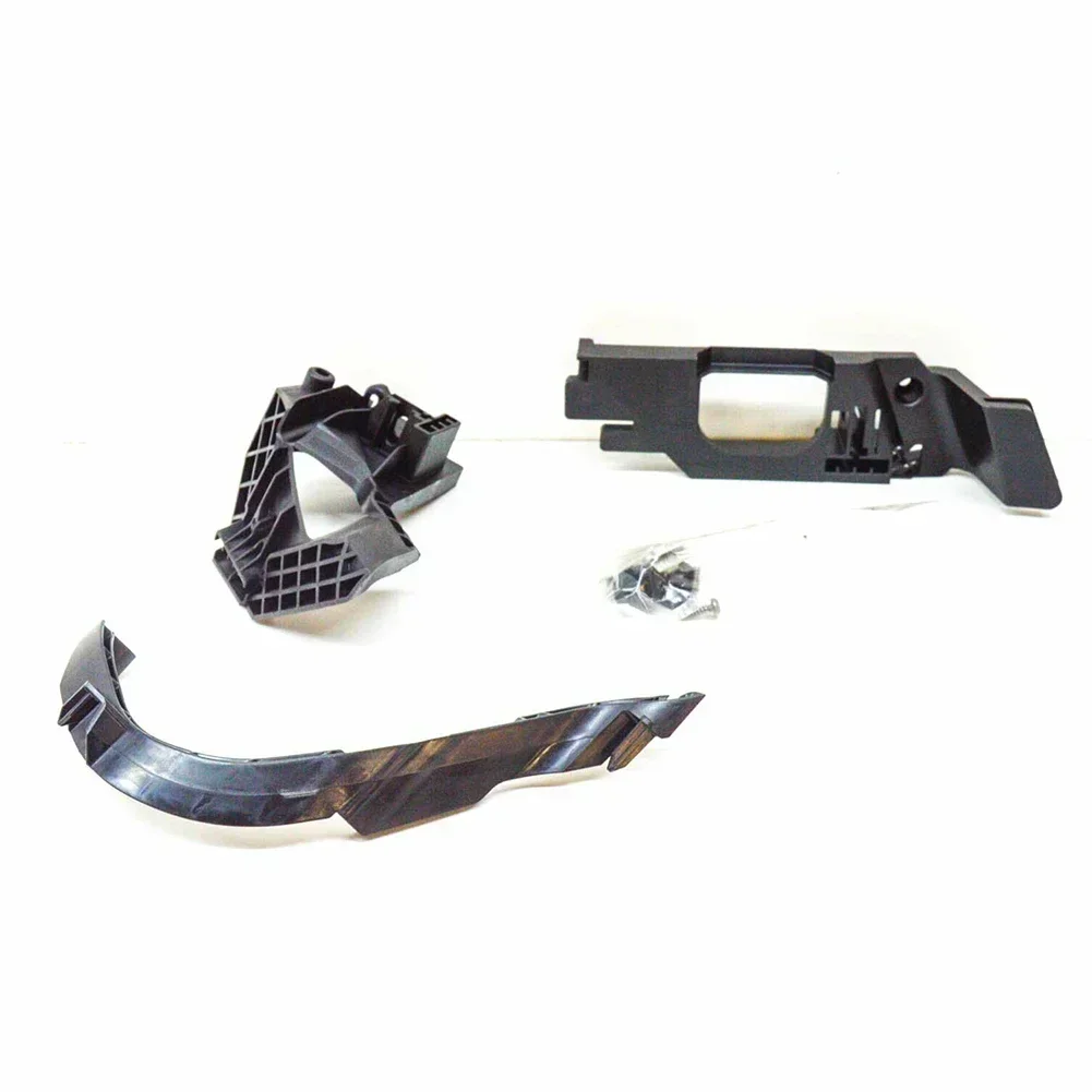 Новейший 1 шт. черный ABS передний левый кронштейн для фар BMW X6 OEM номер 63117395523