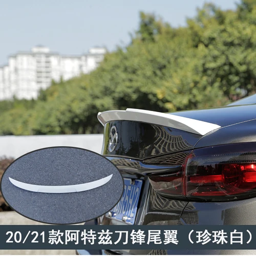 

Для Mazda 6 спойлер Atenza 2014 2015 2016 2017 2018 2019 2020 ABS материал с узором из углеродного волокна автомобильный спойлер цветной спойлер