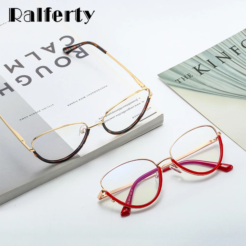 

Ralferty декоративные кошачий глаз женские очки с оправой 0 диоптрия оптическая оправа женские компьютерные очки monturas de lentes mujer