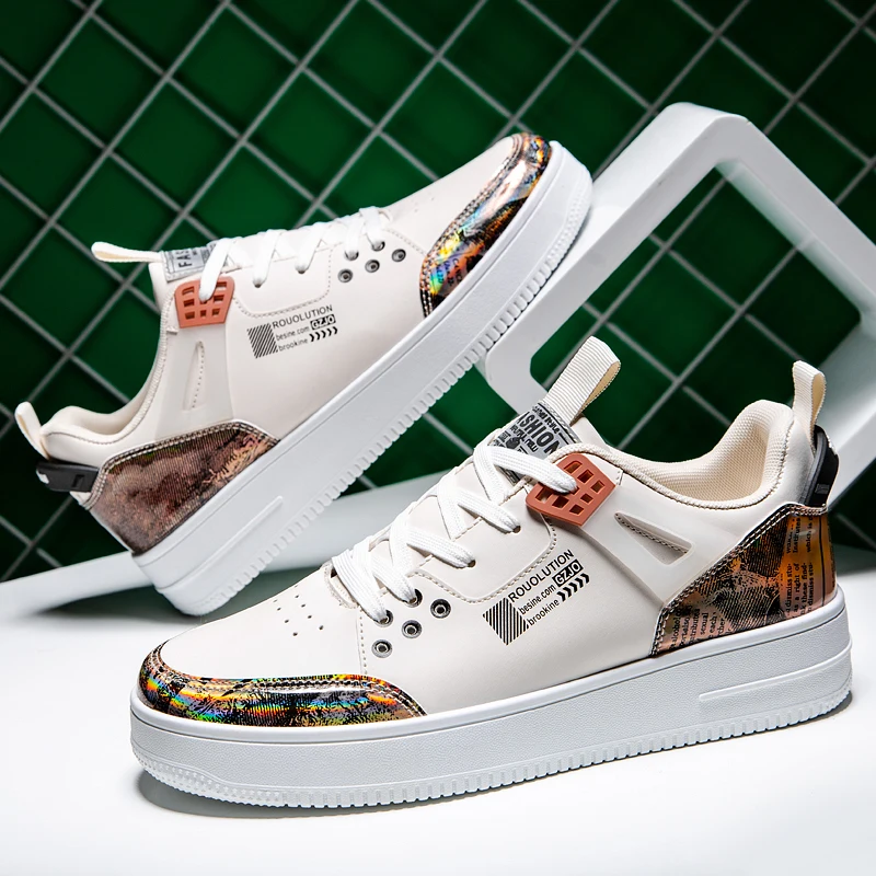 

Мужские кроссовки на платформе, Повседневные Удобные кроссовки в уличном стиле, на вулканизированной подошве, в стиле хип-хоп, весна 2022