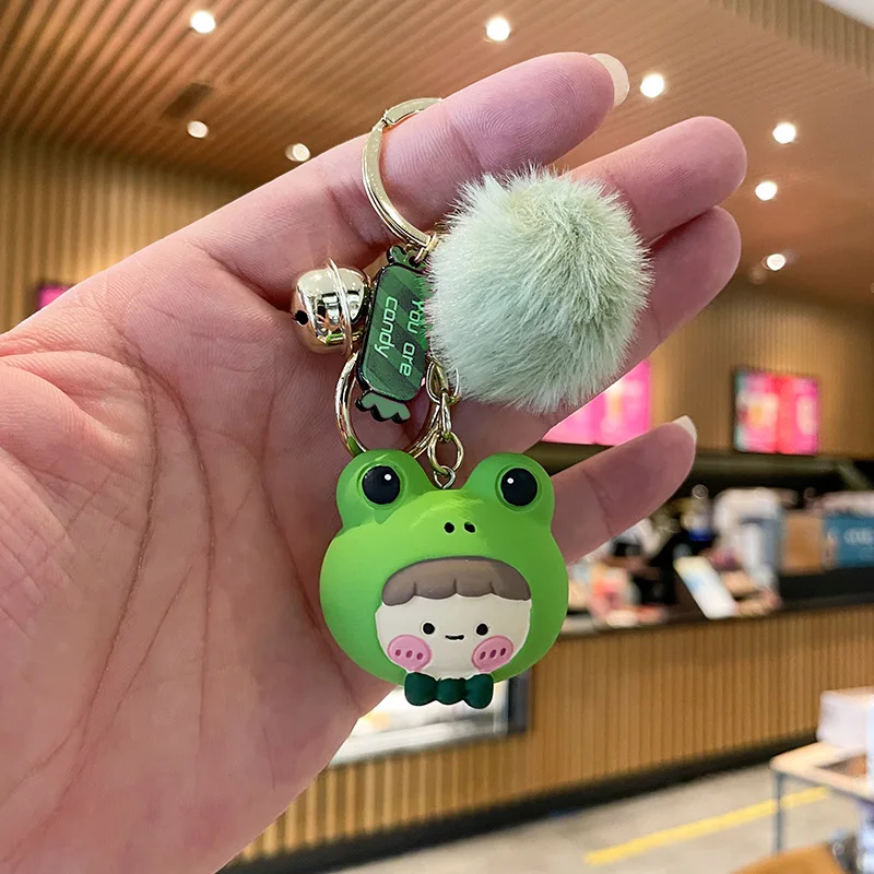 

Симпатичный мультяшный резиновый брелок пара студентов сумка Автомобиль Подвеска мальчик девочка модный тренд ювелирные изделия подарок