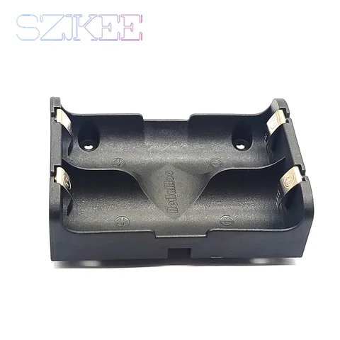 Держатель батареи 26650 со штифтами Печатная плата Перфорированный штифт Батарейный ящик 26650 Чехол для батареи 26650 Коробка для хранения с штифтом 1/2 слота