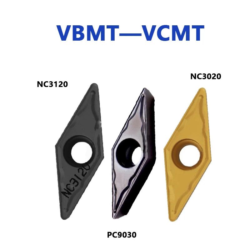 Твердосплавные пластины VBMT160404 VCMT160408 -HMP VCMT160404 VBMT110304 NC3030 PC9030 NC3020, инструмент для внутренней обточки, режущий инструмент VBMT VCMT
