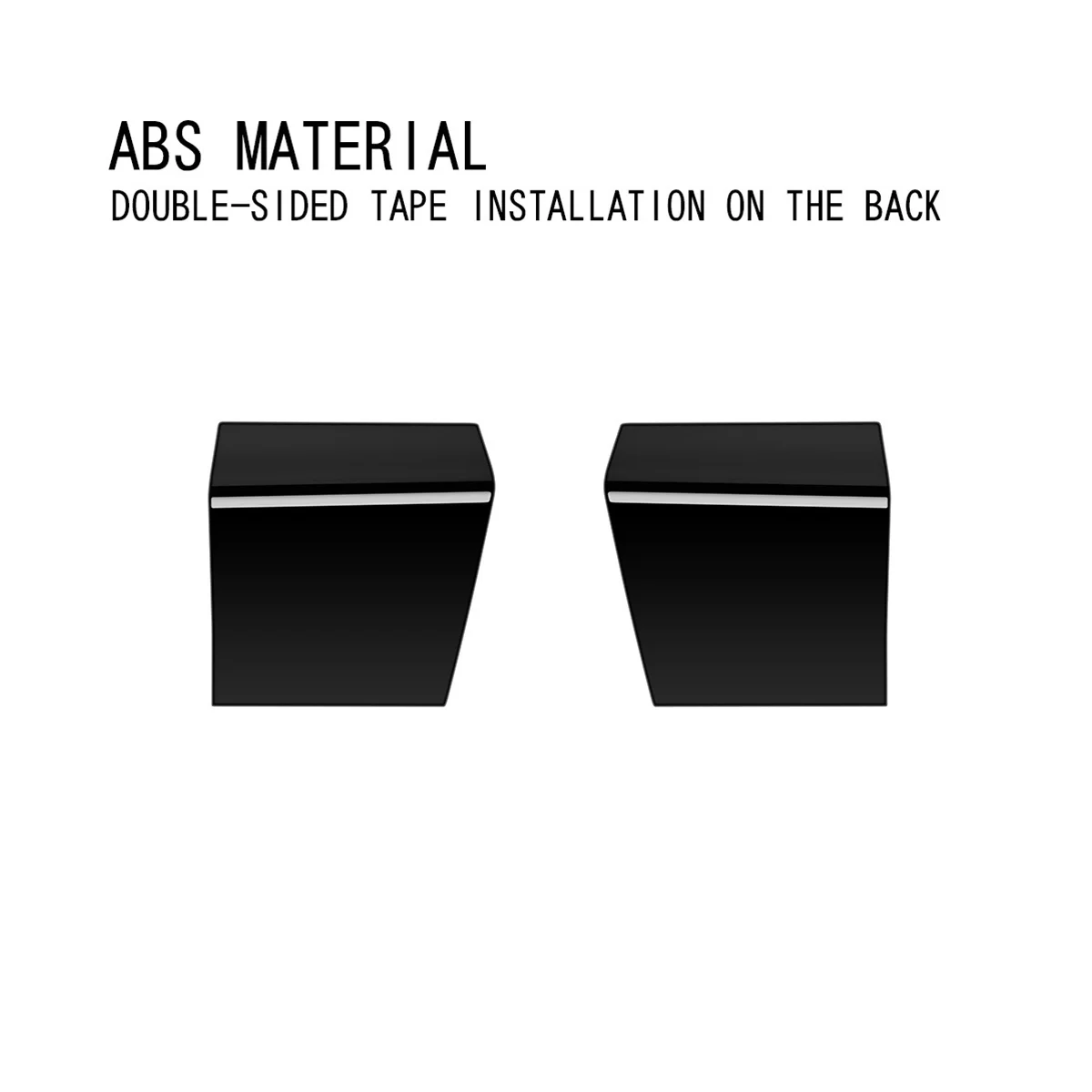 Автомобильный яркий черный Gl переключатель верхняя панель украшение для двери