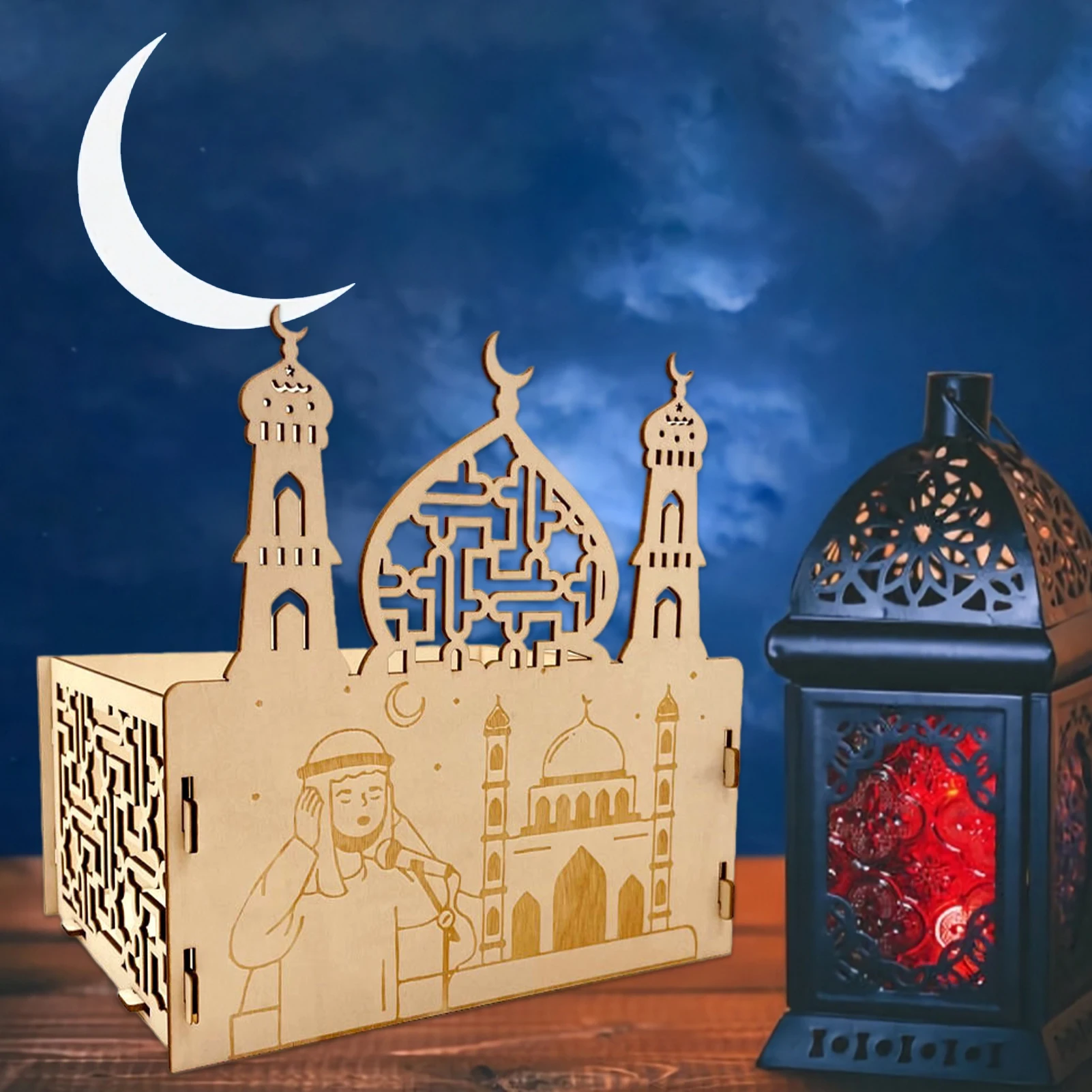 

Ramadan Decorations For Home Wooden Ramadan Table Decor Perfect Ramadan Gift Options Home Snack Tray With Ramadan Elements