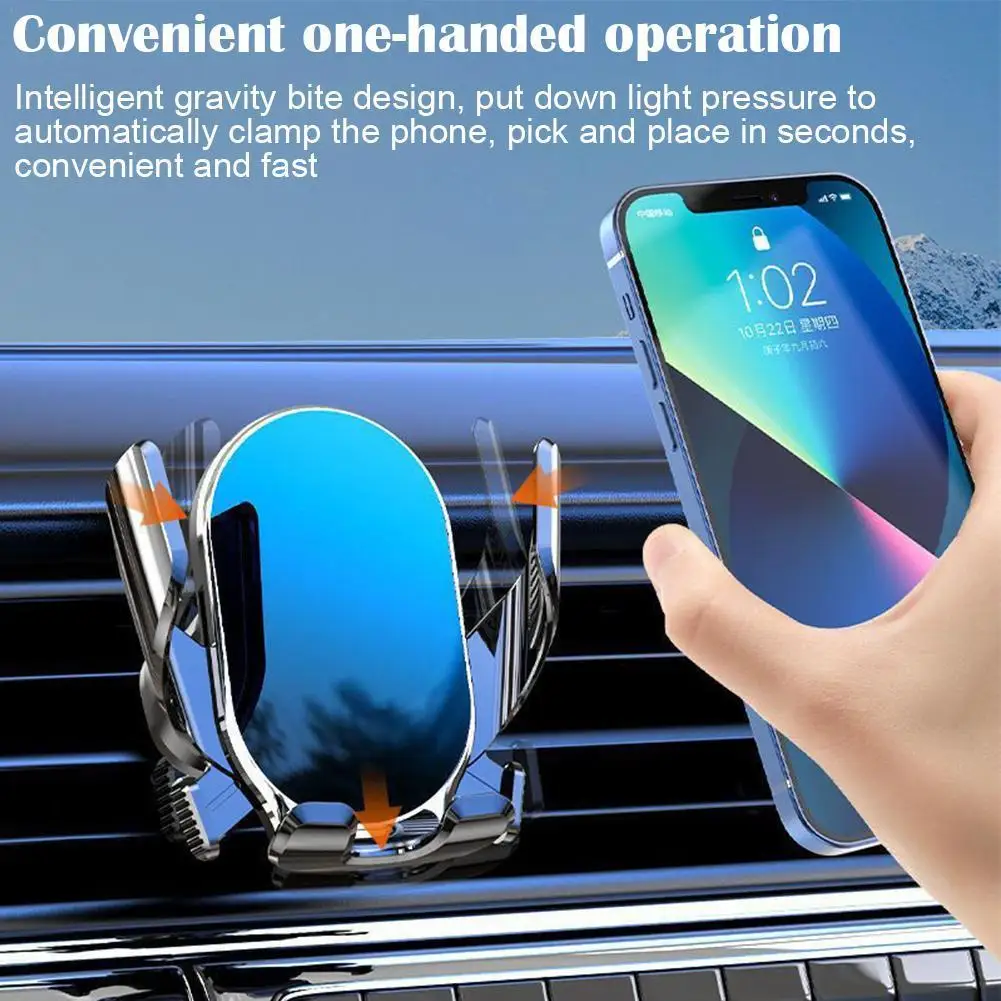 

Car Phone Holder for Car Air Vent / CD Slot Mount Phone Holder Stand for iPhone Samsung Metal Gravity Mobile Phone Holder