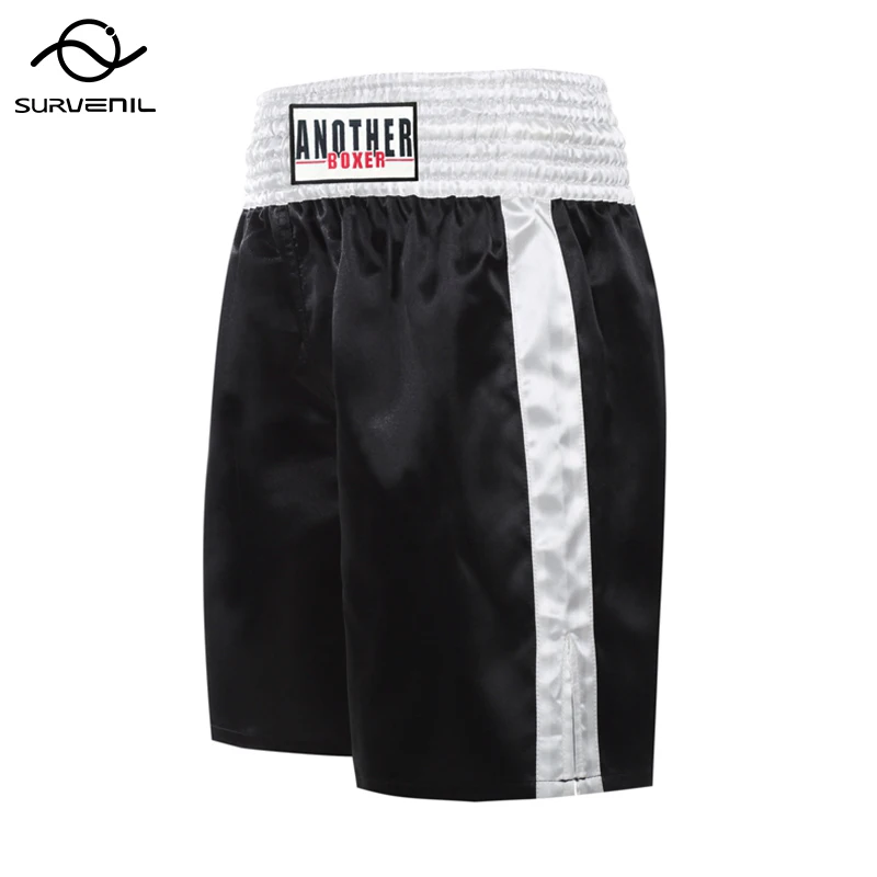 Thai Boxing Shorts Men Women Adult Kickboxing MMa Combat Trunks Muay Thai Training Competition Fight Grappling Crossfit Pants
