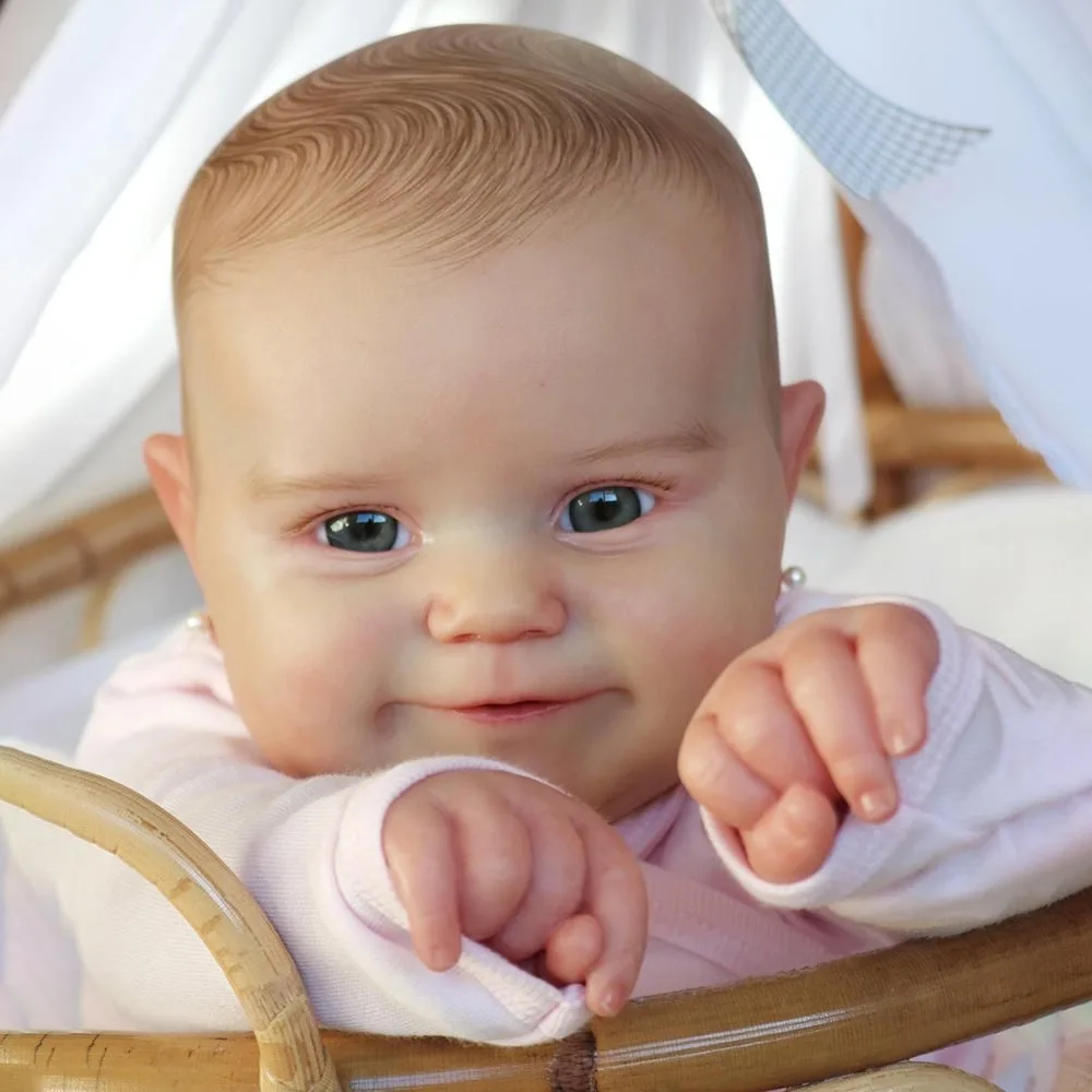 Реалистичная 20-дюймовая кукла для детей виниловый материал унисекс дизайнерская