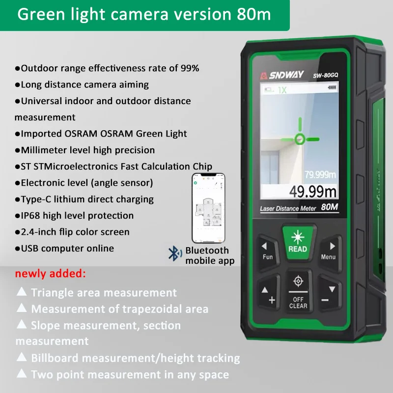 

Зеленый лазерный дальномер Green Laser camera rangefinder