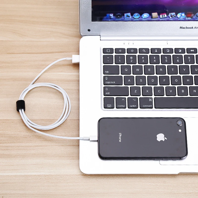 USB-держатель для кабеля органайзер завязки держатель провода мыши наушников