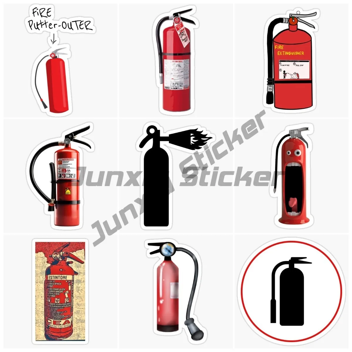 Знак бутылки огнетушителя автомобильные наклейки и Стайлинг автомобиля на