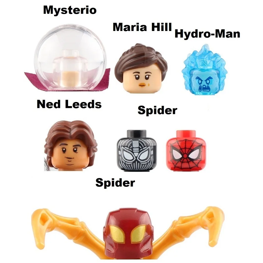 Удивительный паук Квентин Бек гидро человек Нед Лидс загар Мария Хилл