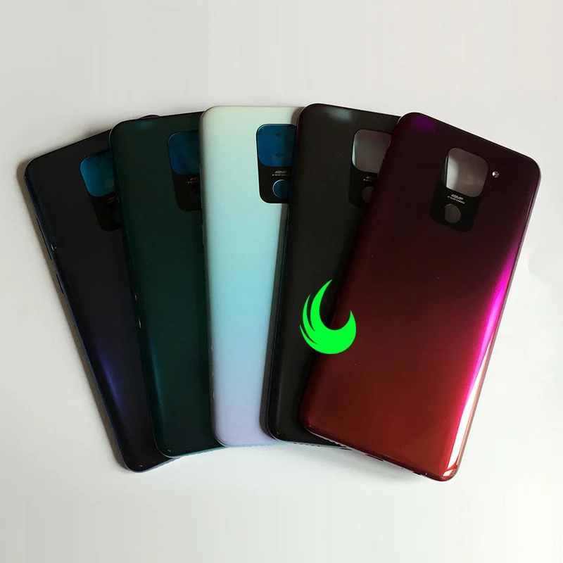 

Back Housing For Xiaomi Redmi Note 9 Battery Back Cover Rear Door Case Redmi Note9 10X 4G Power Volume Buttons + Camera Lens