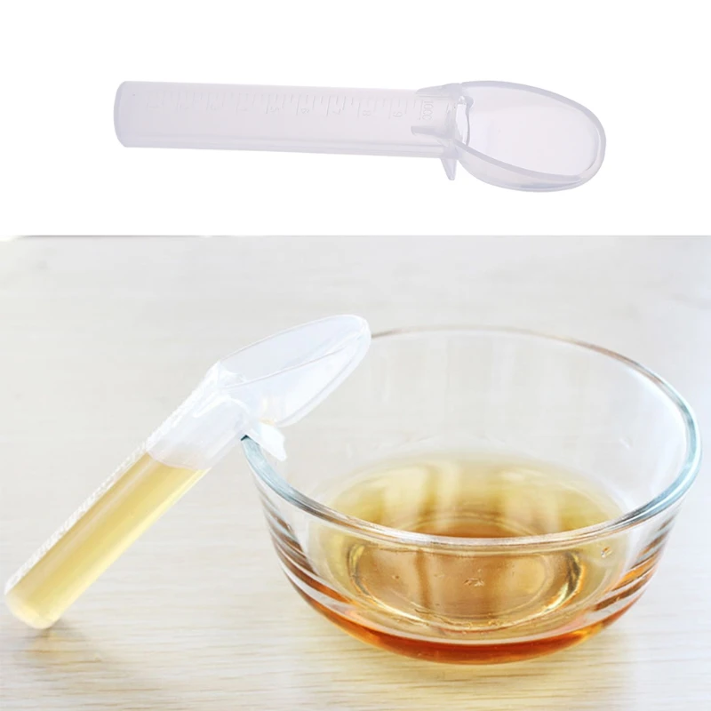 

Infant Baby PP Medicine Feeding Spoon Feeder Anti Choke Device With Scale