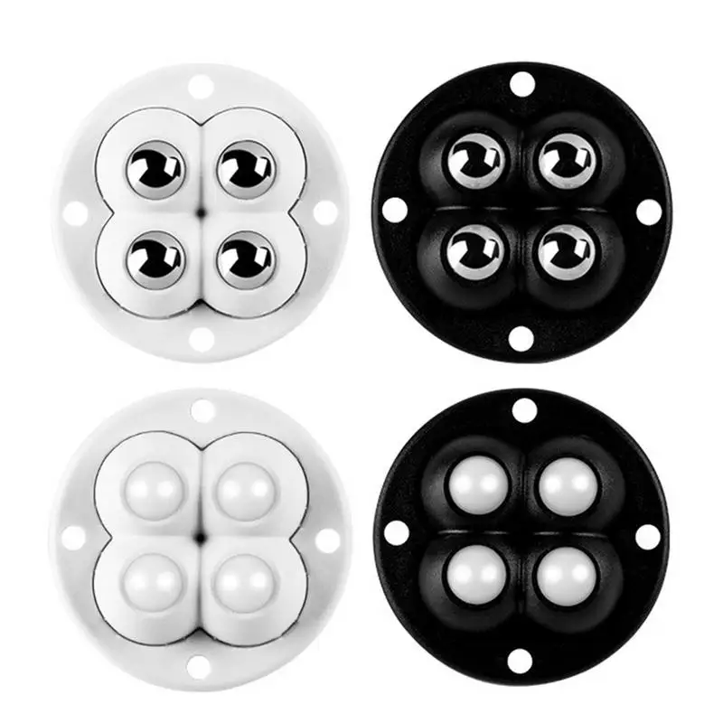 

Self Adhesive Caster Wheels Stainless Steel Universal Wheel 360 Degree Rotation Pulley For Furniture Trash Can Hardware Tools