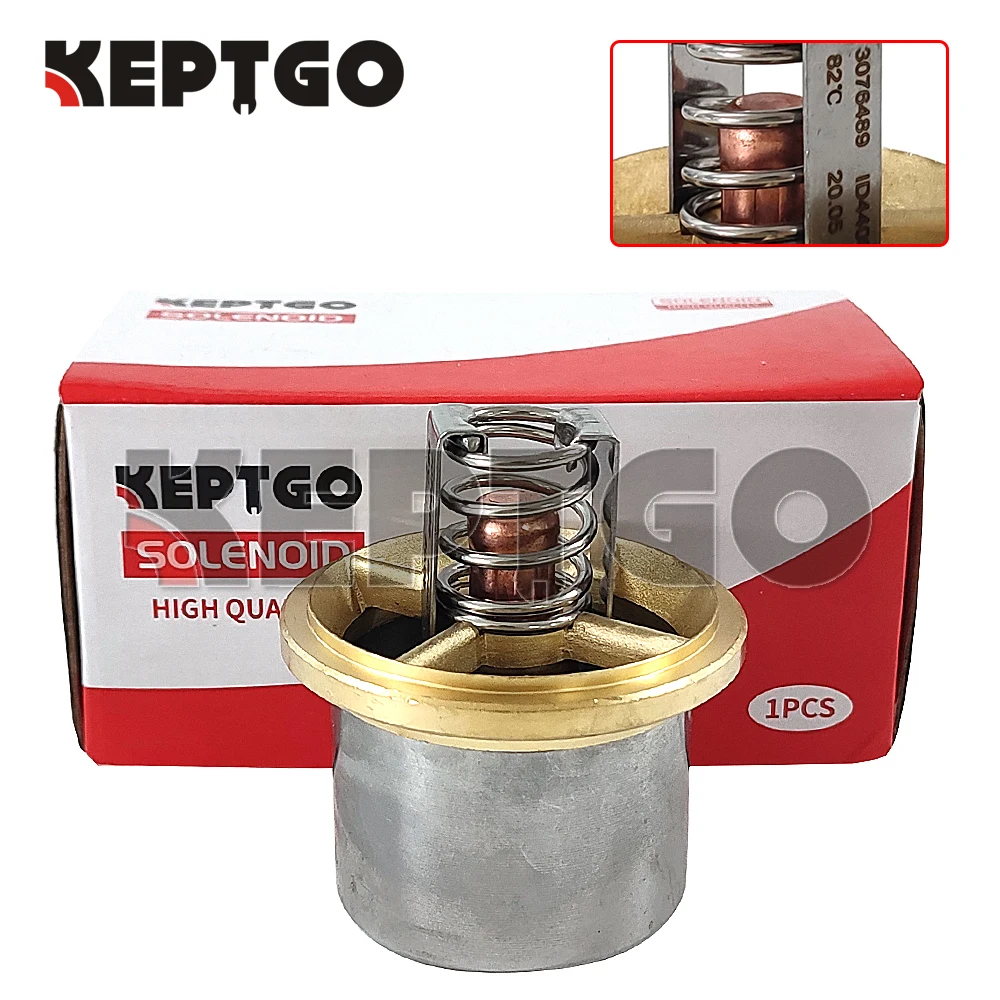 Термостат 3076489 146077 201737 подходит для двигателя Cummins K19 QSK19G 82 ℃