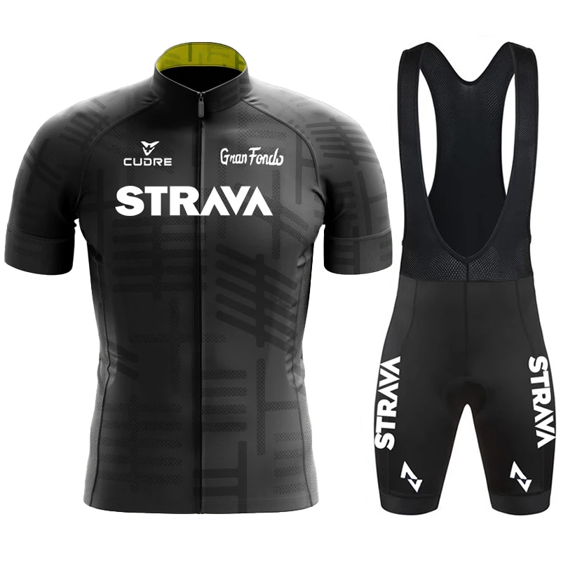 

Men's Bike Clothing Strava Cycling Shorts Bib Man Laser Cut Uniform Jumper Pro Team Jersey Pants Gel Sleeve Shirt 2021 2022 Set
