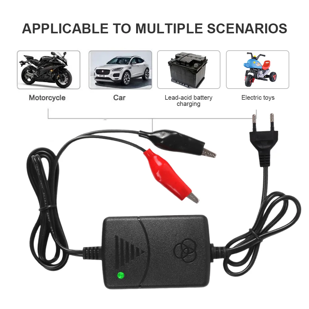 Автомобильное зарядное устройство 12 В интеллектуальное для ремонта 1500 мА