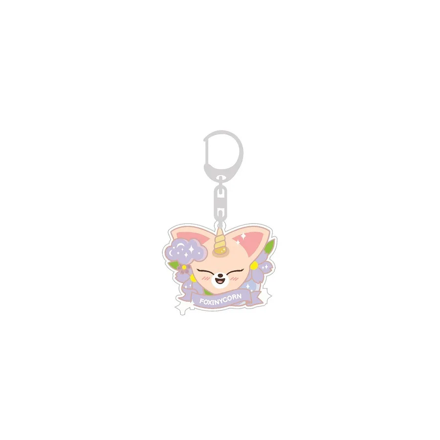 1Pc SK SKZOO Keychain Cartoon Printing Figure Pendant Acrylic Key Chain Keyring Bang Chan Felix Han Bag Accessories - купить по