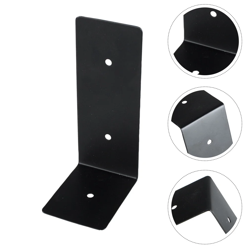 

4 Pcs Bracket Iron Shelf Wall Hanging Right Angle Baffle Clapboard Stainless Steel Shelving