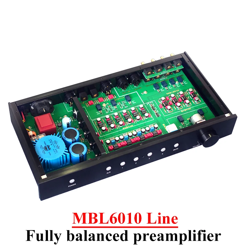 

Fully Balanced Preamplifier MBL6010 Line OP IC 5532+5534 with Remote Control, Low Noise and Low Distortion HIFI Preamplifier