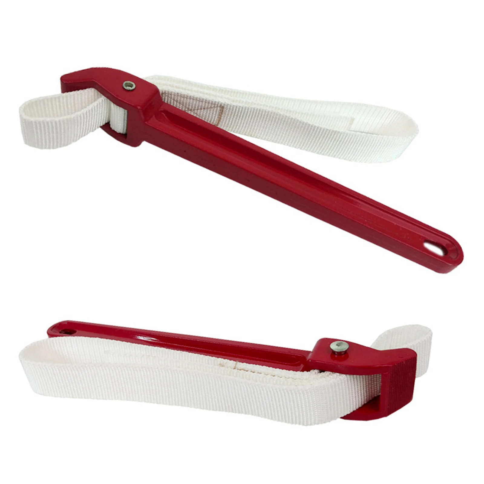 

12 Inch Anti-sliding Lever Wrenches Spanner Oil Filter Handle Durable Adjustable Nylon Belt Strap Hand Tool