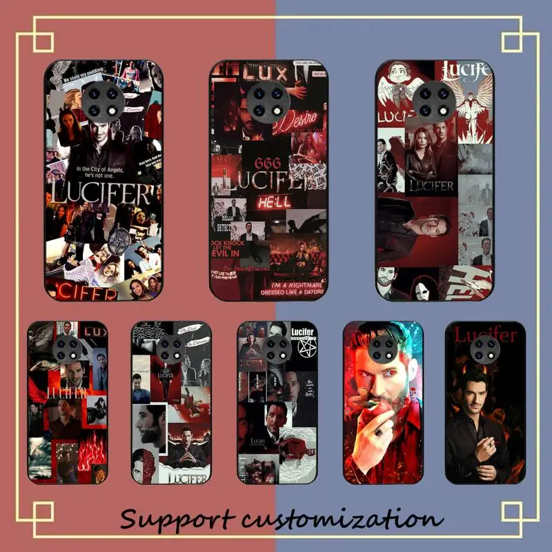 

TV Show L-lucifer Phone Case For Redmi 5 6 7 8 9 10 plus pro 6 7 8 9 A GO K20 K30 K40 pro plus F3 Fundas