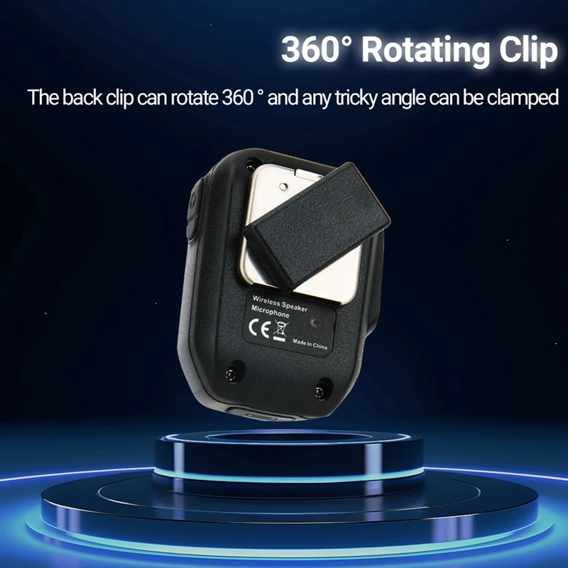 Беспроводной Bluetooth-микрофон ручной динамик микрофон Type-C для Baofeng UV-5R 5RH Quansheng UV-K5 K6