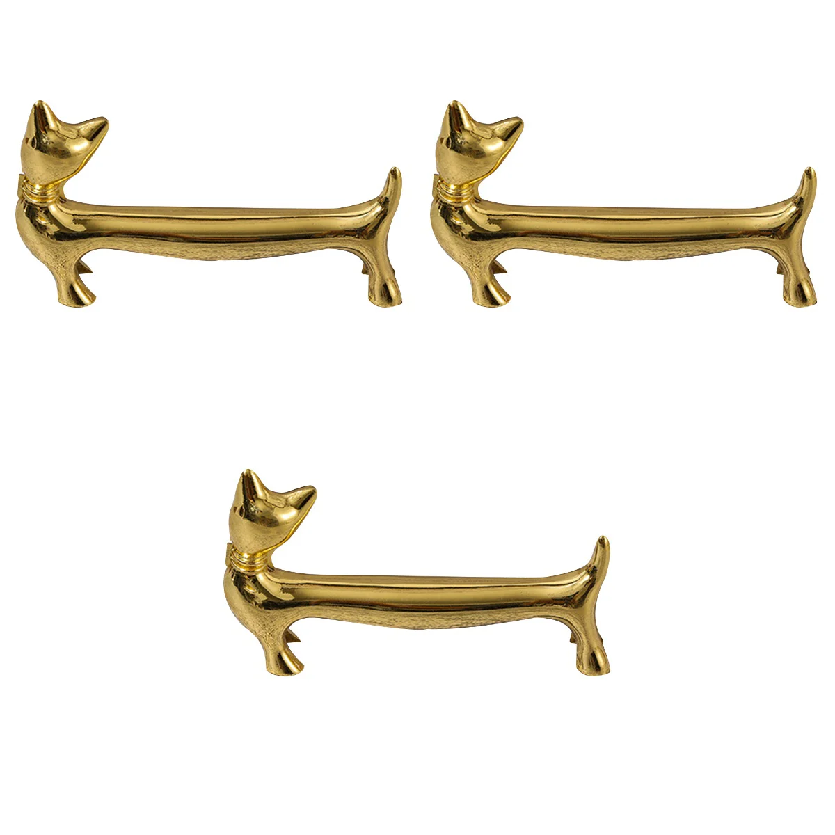 

3pcs Restaurant Chopsticks Pillow Adorable Spoon Holder Kitchen Metal Fork Stand
