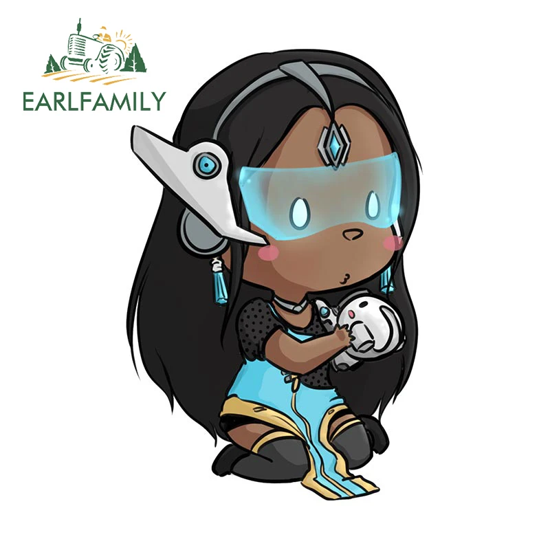

EARLFAMILY 13 см x 8,6 см для Overwatch автомобильные наклейки солнцезащитные виниловые наклейки устойчивые к царапинам бампер кондиционер Декор Автом...