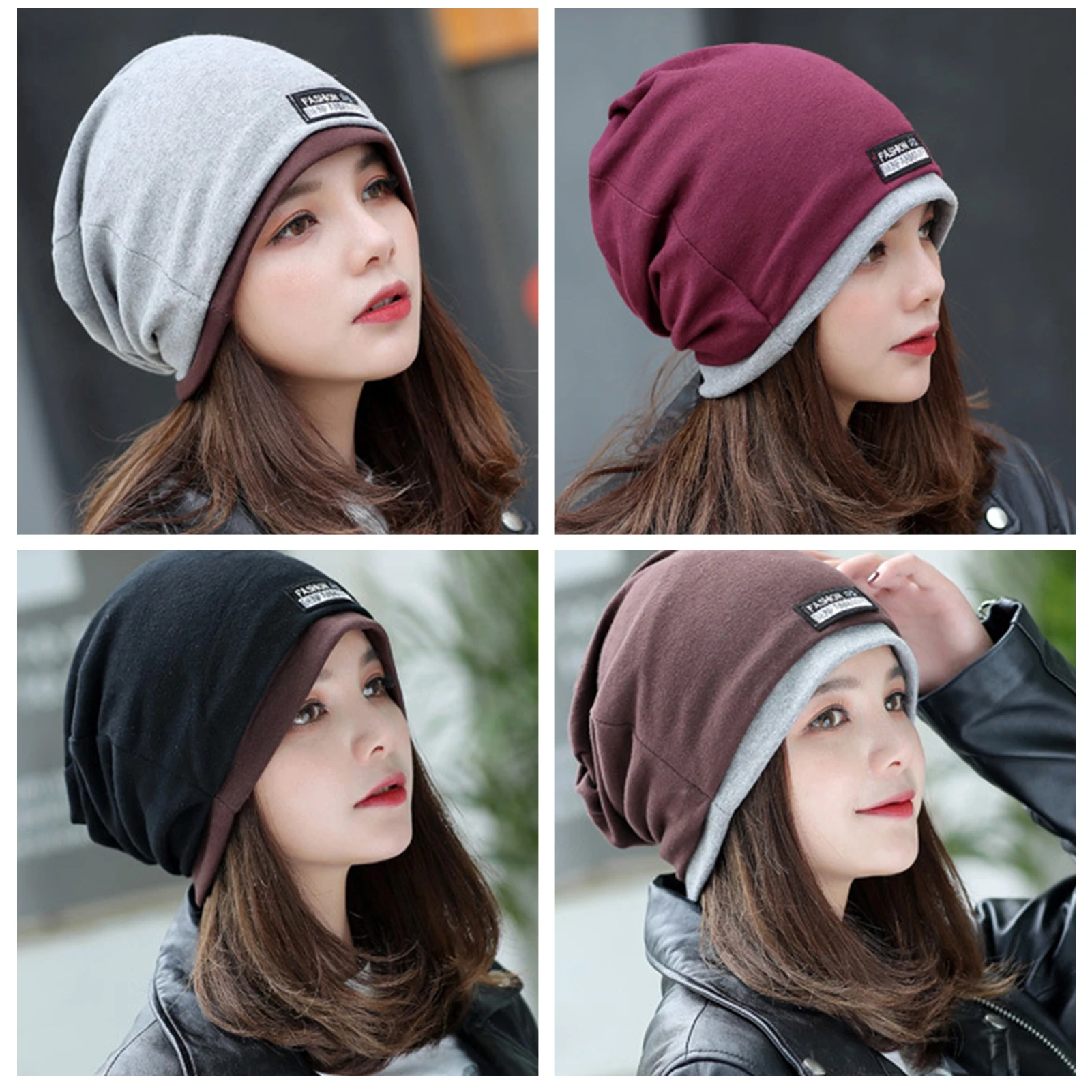 

Slouchy Beanie Hat for Men and Women Elasticity Lightweight Cotton Hat Perfect for Spring Autumn and Winter Unisex Classic Cap