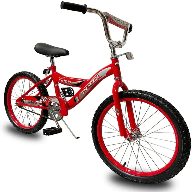 

WonderWheels 20" BMX S-Type Frame Bicycle Coaster Brake One Piece Crank Chrome Rims Tire 's Bike - Red