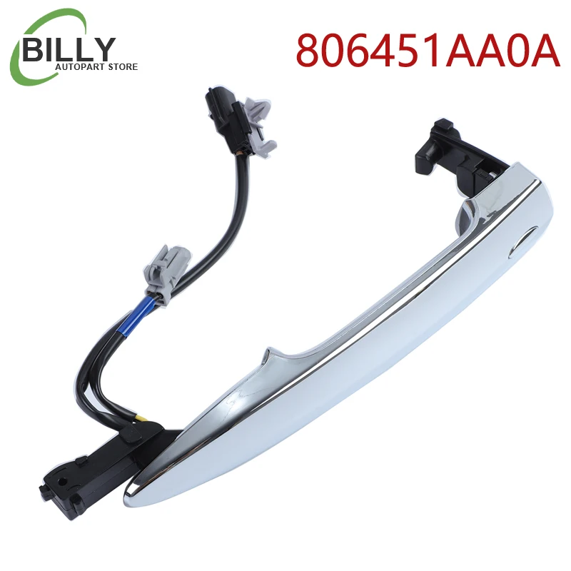

YAOPEI 806451AA0A 80645-1AA0A Front Left Door Handle Chrome for Nissan Leaf SL SV 2011-2017