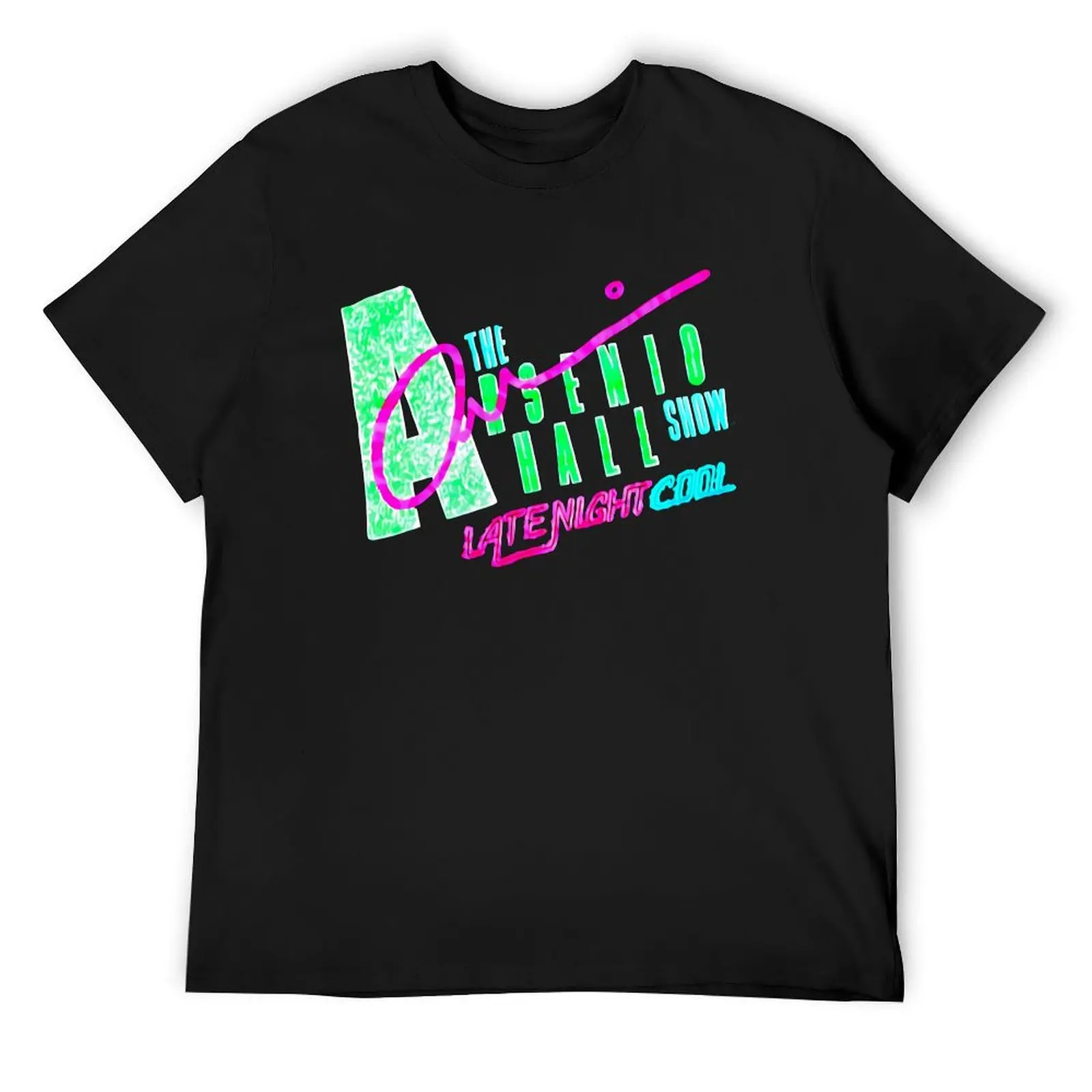 Редкая винтажная футболка The Arsenio Hall Show 1990.png уличная одежда хлопковые мужские