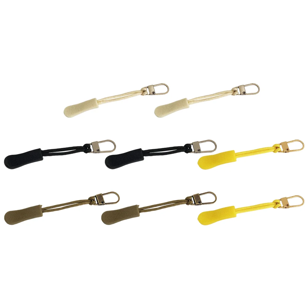 

8Pcs Bags Garment DIY Zipper Zipper Tabs DIY Bag Luggage Zipper Heads