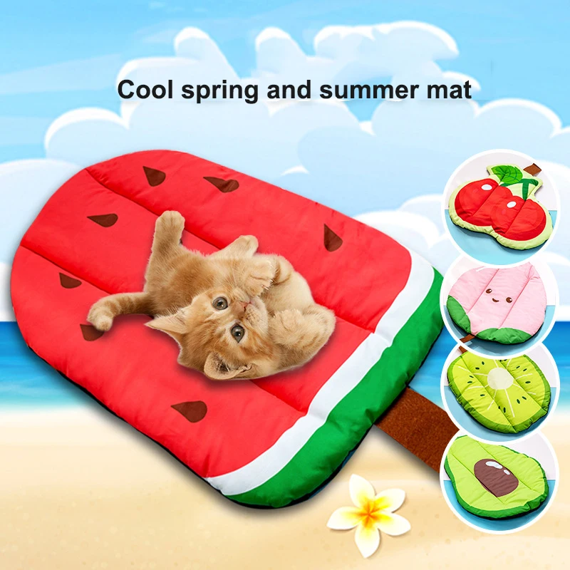 

Summer pet cooling pad cats and dogs Cartoon printing cooling pad Pet Supplies