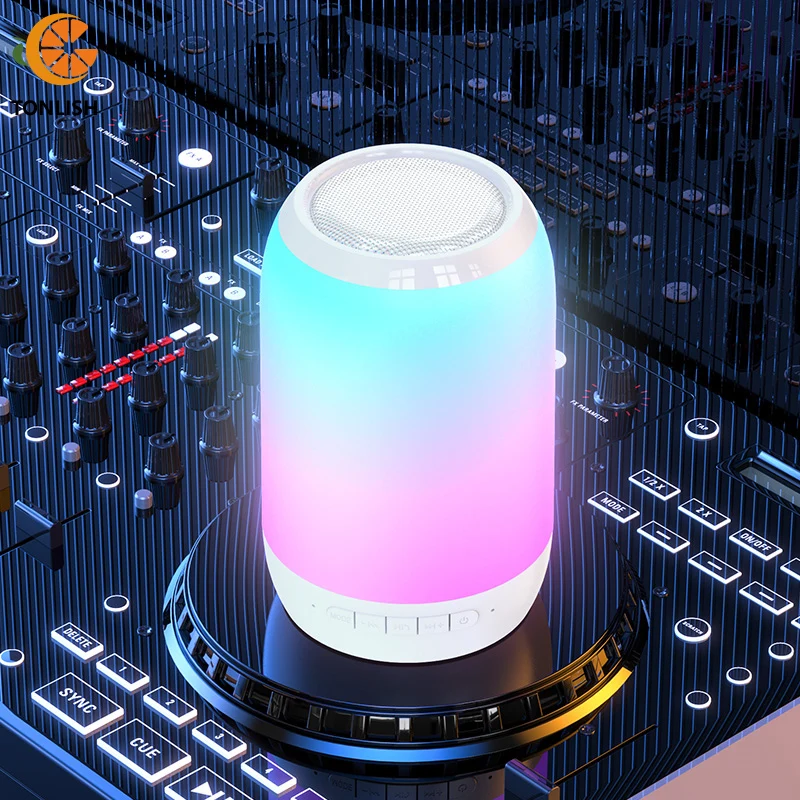 

TONLISH Delta TWS Wireless Bluetooth speaker HiFi Stereo Super Bass Surround Loudspeaker RGB LED Colorful Light Festival Gift