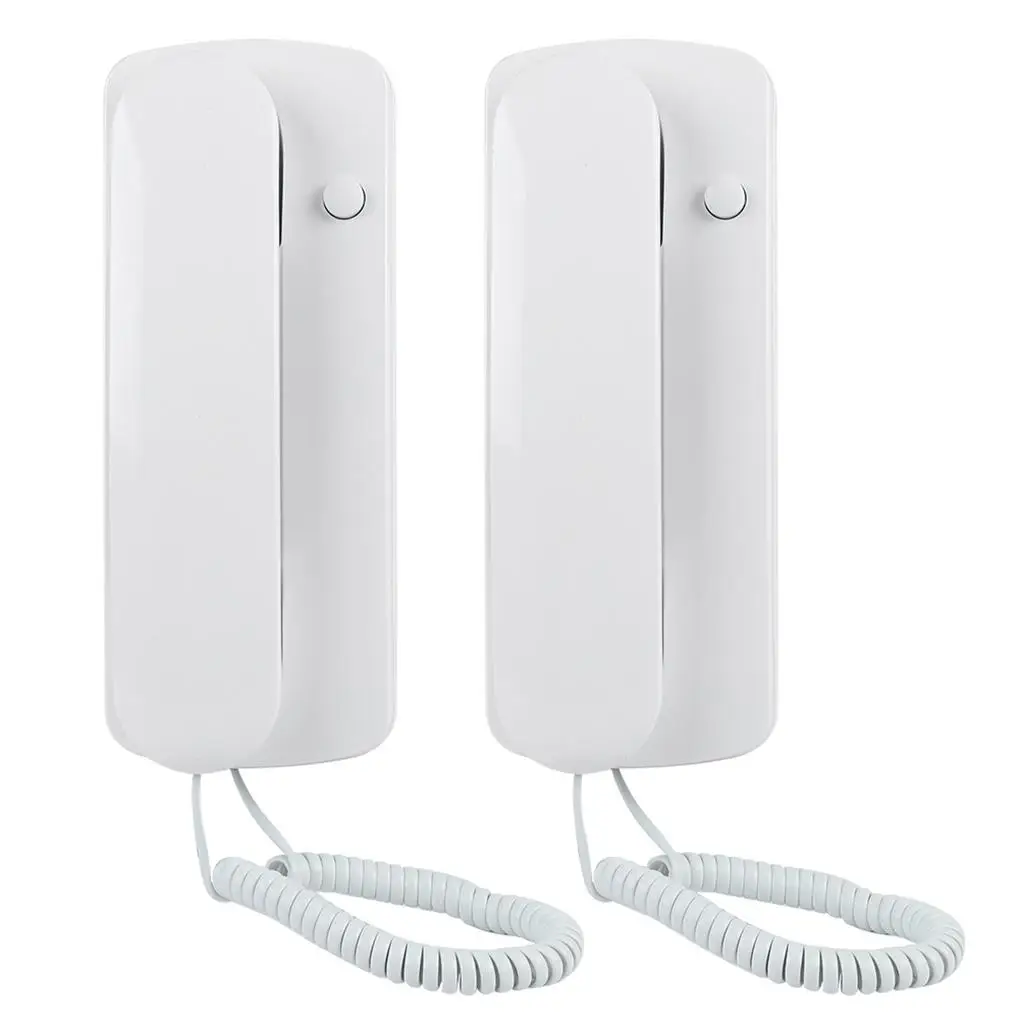 

Intercom Doorphone Energy-saving Two-Way Non-visual Doorbell Telephone Plastic Operated Interphone Office Restaurant