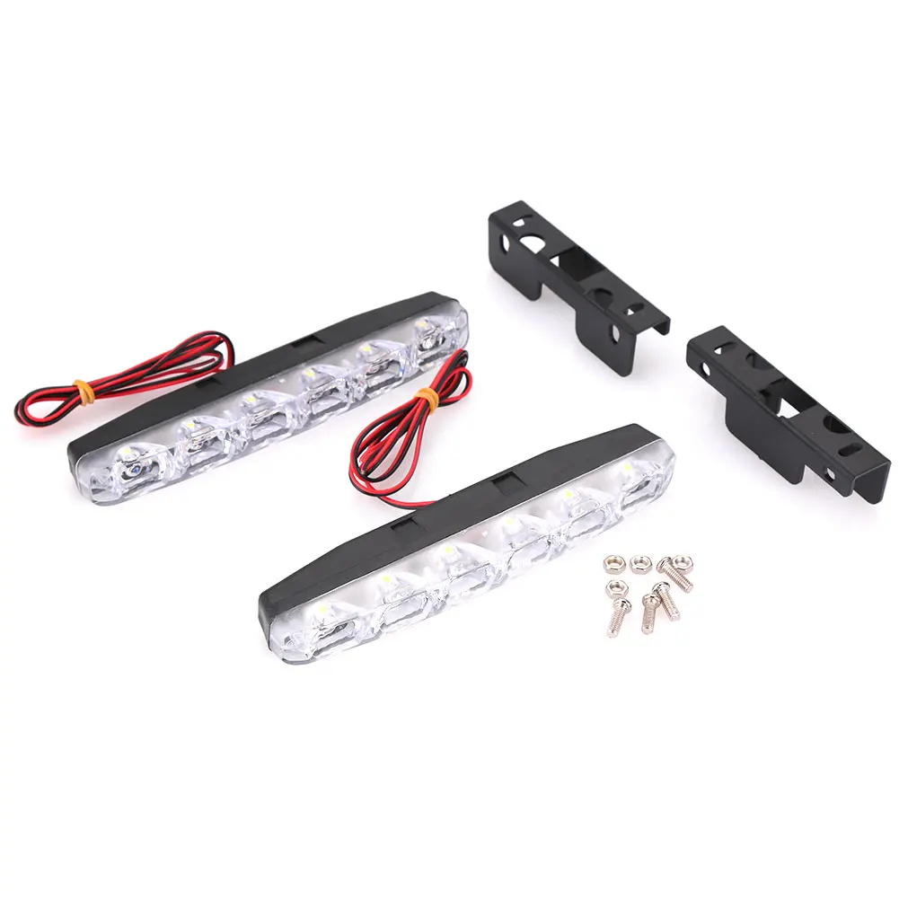 

Waterproof Light Car Lights Daytime 6LED Light Car Led Lights Running Fog Lamp