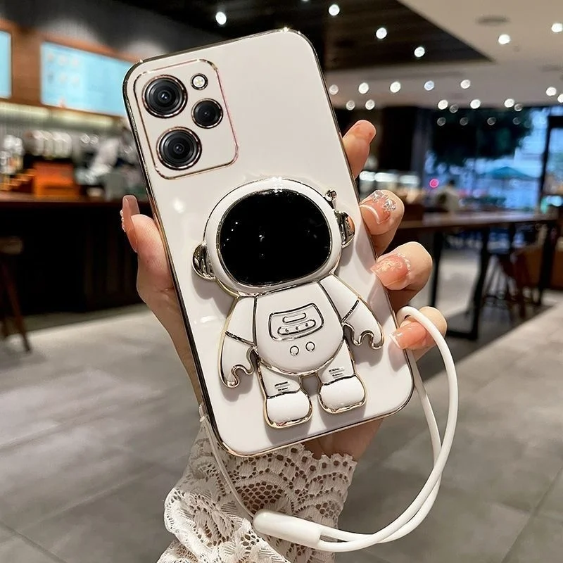 

For Xiaomi Poco X5 Pro 5G Case Astronaut Cartoon Holder Soft Silicone Back Cover For Poco X4Pro PocoX4 X5 M4 PocoM4 Pro 5G Case