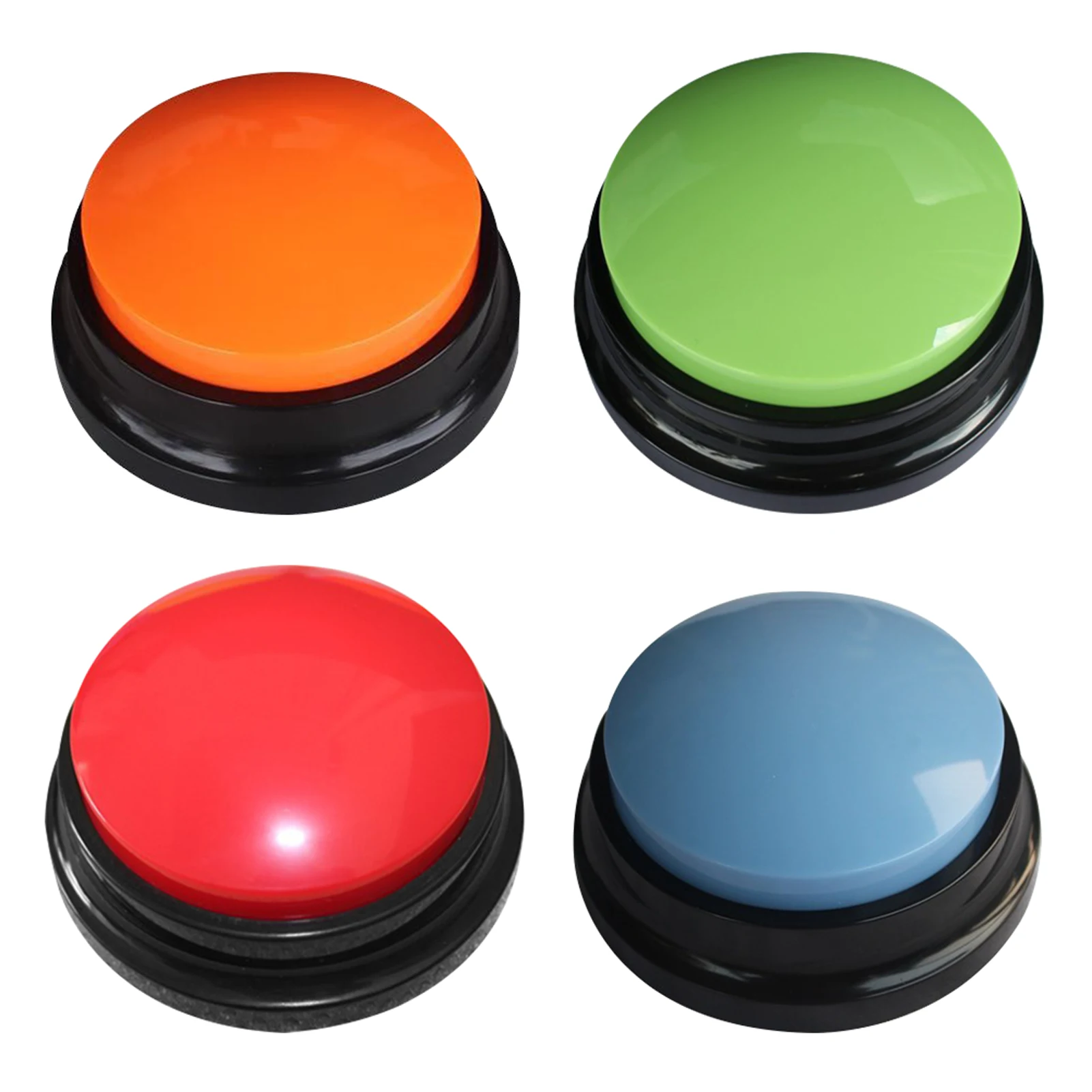 

4 шт. Забавный зуммер для тренировок четкий разговорный маленький офисный телефон кошка для общения питание от батарейки товары для домашни...