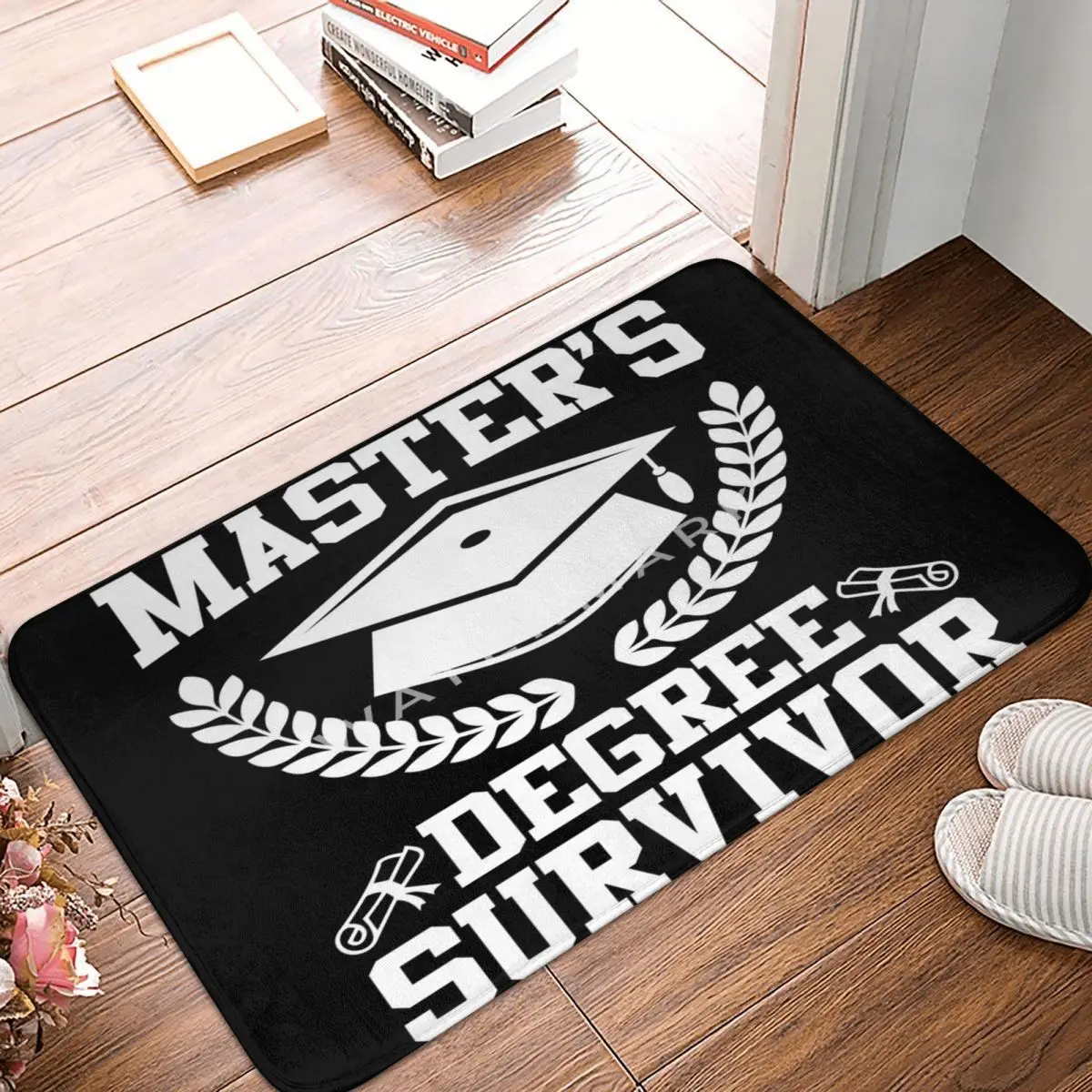 

Finished Masters Degree Survivor Masters Degree Carpet, Polyester Floor Mats Customizable Living Room Outdoor Festivle Mats