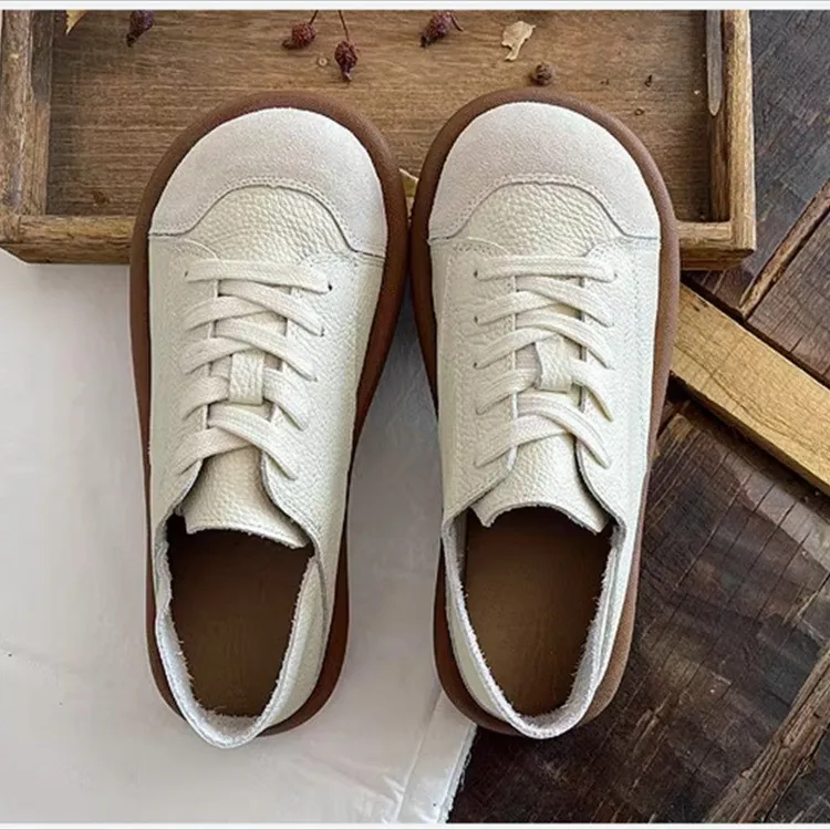 

Flat Single Shoes Women Cute Casual Shoes 2023 New Can Step on The Single Shoes To Match Small Leather Shoes