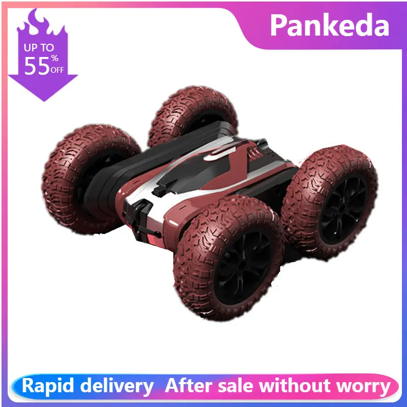 

2.4Ghz Remote Control Car Toys Rechargeable Double-sided High Spped Rc Stunt Car Off-road Drift Vehicle For Children Gifts toy