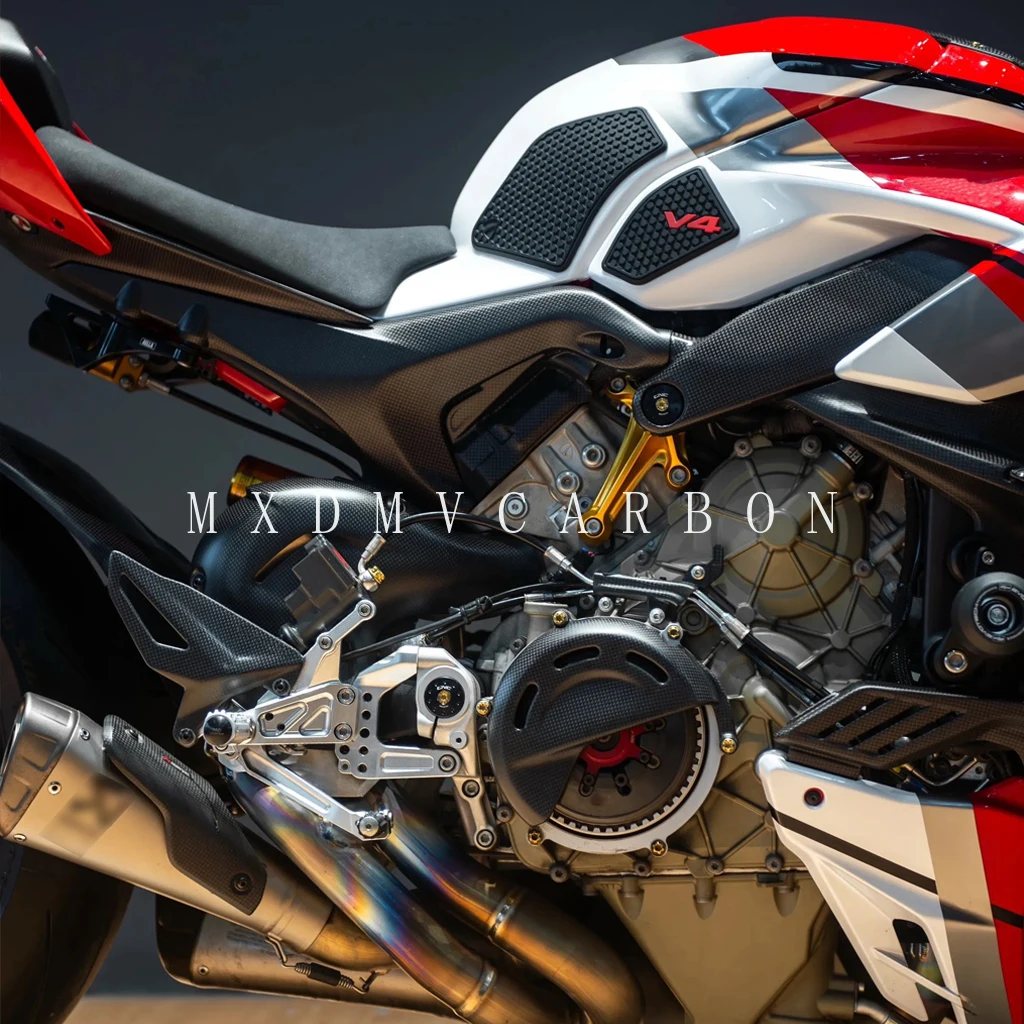 Фото Для Ducati Streetfighter V4S V4 2024-2020: Комплекты обтекателей из карбона для мотоциклов, включая крылья и раму №3