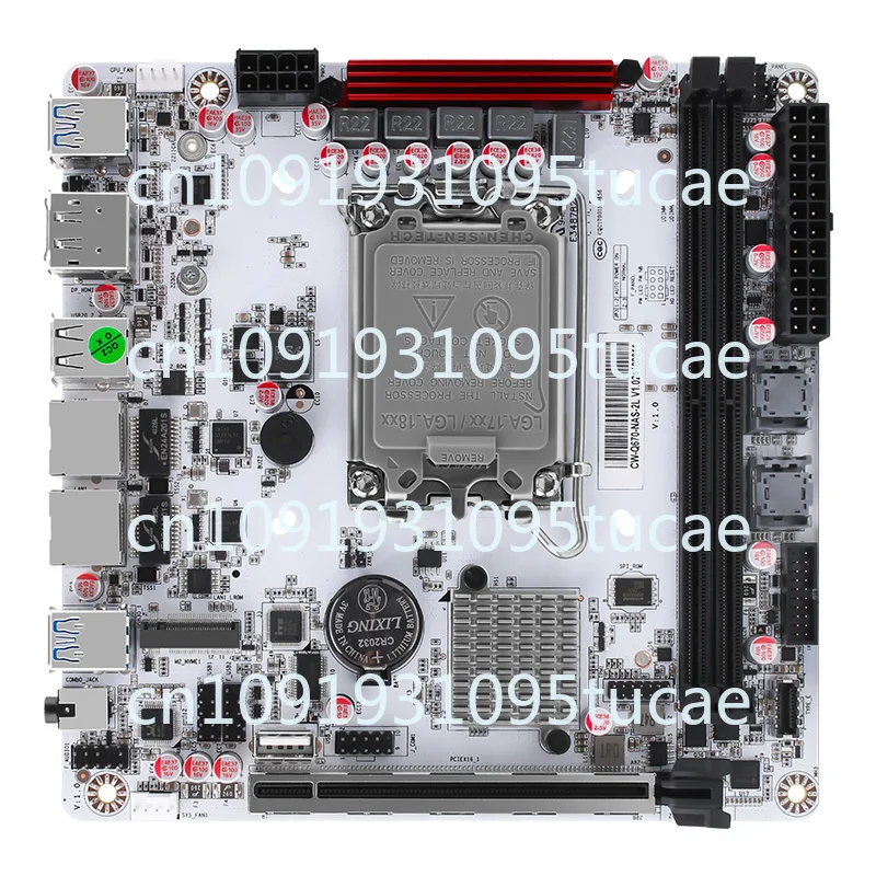 Q670 8-битная основная плата NAS Процессор 12-14 поколения DDR5 Память M.2 PCIE16x Слот Vpro (art.: 3920cbe9b7635) - 3920cbe9b7635