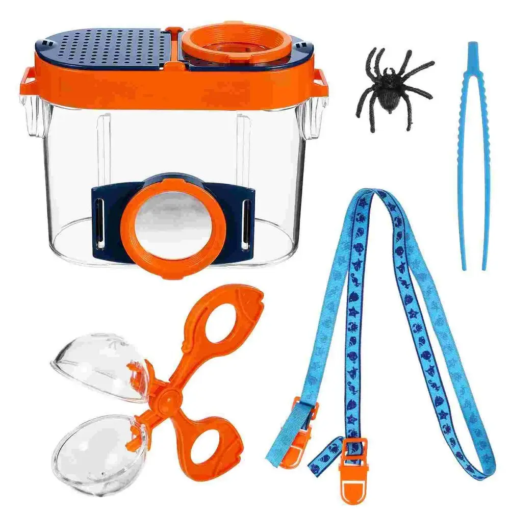 

Bug Viewer Insect Box Magnifier Observer Kit Insect Catcher Cage Nature Exploration Tools Kid Learning Development Toy Set