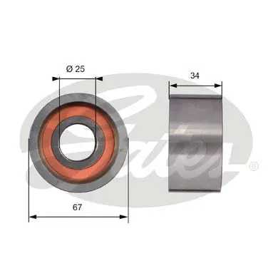 

T41178 for eccentric tensioner bearing MASTER DUCATO 22.5d 4d 2.5d JUMPER hdi MOVANO 2.5d JUMPER BOXER 2.5d DAILY