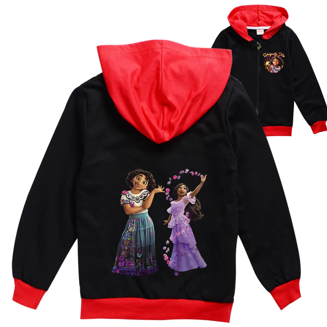 

2022 Encanto Cartoon Print Spring Autumn Boys Girls Cozy Warm Long Sleeve Zipper Cardigan Jacket 2-15 Years