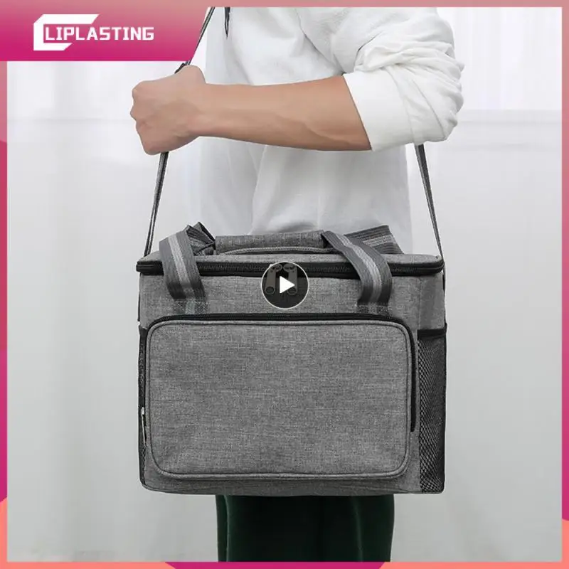 

Portable Waterproof Ice Bag Shoulder Hand Ice Bag Insulated Bag Portable Lunch Bag Insulation Bags Picnic Bag Water Proof Fold